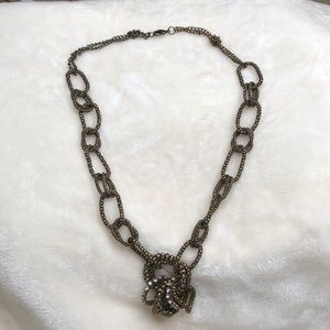 Bronze color cool necklace